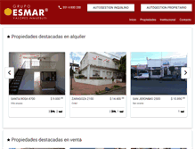 Tablet Screenshot of esmar.com.ar